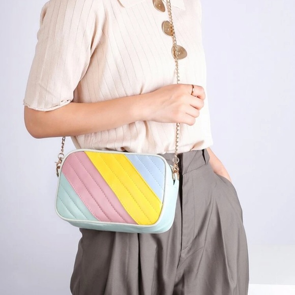 NWOT color-block chain box bag - Picture 2 of 7